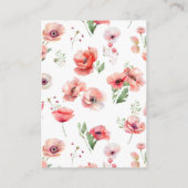 Mooie roze, roze doucheboeken voor Baby Informatiekaartje (Achterkant)