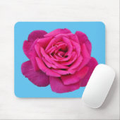 Mooie roze roze roos muismat (Met muis)