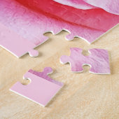 Mooie roze roze roos Puzzle Legpuzzel (Zijkant)