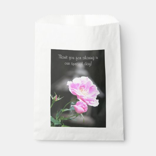 Mooie Roze Roze Roze Bedankzakje (Voorkant)