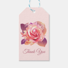 Mooie Roze Roze Roze Roze Cadeaulabel