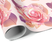 Mooie Roze Roze Roze Roze Cadeaupapier (Rol Hoek)