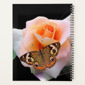 Mooie roze roze roze roze met vlinder planner (Achterkant)