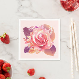 Mooie Roze Roze Roze Roze Servet