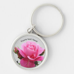 Mooie Roze Roze Roze Sleutelhanger
