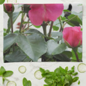 Mooie Roze Roze Roze Theedoek (Gevouwen)