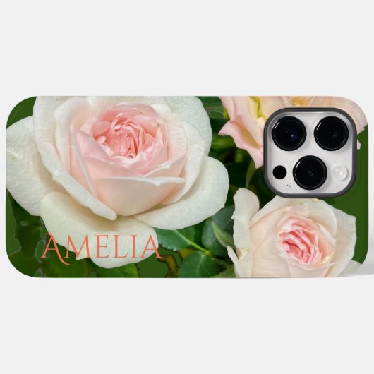 Mooie roze roze rozen Case-Mate iPhone case (Achterkant (horizontaal))