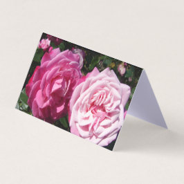 Mooie roze roze rozenliefhebber Kaart