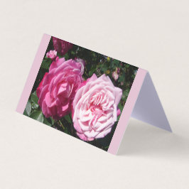 Mooie roze roze rozenliefhebber Kaart