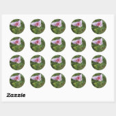 Mooie roze roze Sticker voor het bloeden (Vel)