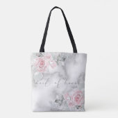 Mooie Roze Rozen BarefootBride™ Tote Bag (Achterkant)