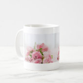 Mooie Roze Rozen Bloem Bloemstuk Koffiemok (Voorkant links)