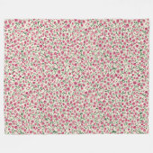 Mooie Roze Rozen Bloemen Fleece Deken (Voorkant (Horizontaal))