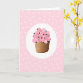 Mooie Roze Rozen Bloemen Gelukkige Valentijnsdag Kaart (Gele Bloem)