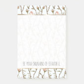 Mooie Roze Rozen Bloemig Post-it® Notes (Voorkant)
