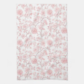 Mooie Roze Rozen Bloemig Theedoek (Verticaal)