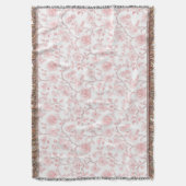 Mooie Roze Rozen Bloemstuk Deken (Voorkant Verticaal)