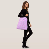 Mooie Roze Rozen Crossbody Tas (Op model)