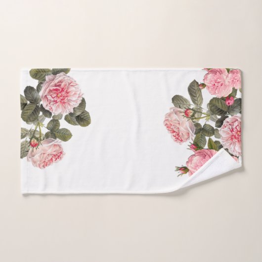Mooie roze rozen, Custom Bad Handdoek (Handdoek)