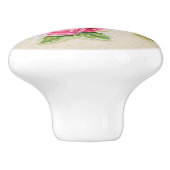 Mooie  Roze Rozen Decoratieve Meubels Keramische Knop (Zijkant)