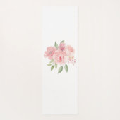 Mooie roze rozen hartvormige zelfliefde citaten yogamat (Achterkant)