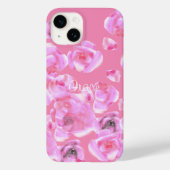 Mooie roze rozen iPhone hoesje (Achterkant)