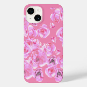 Mooie roze rozen iPhone hoesje