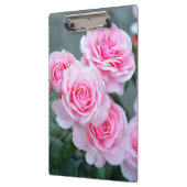Mooie roze rozen klembord (Links)