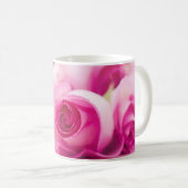 Mooie Roze Rozen Koffiemok (Voorkant rechts)