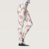 Mooie Roze Rozen Leggings (Rechts)