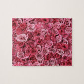 Mooie roze rozen legpuzzel (Horizontaal)