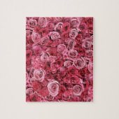 Mooie roze rozen legpuzzel (Verticaal)