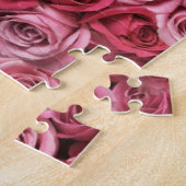 Mooie roze rozen legpuzzel (Zijkant)