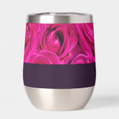 Mooie roze rozen monogram (Achterkant)