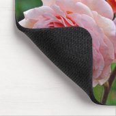 Mooie roze rozen muismat (Hoek)