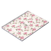 Mooie Roze Rozen Notitieboek (Linkerzijde)