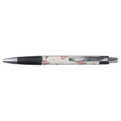 Mooie Roze Rozen Pen (Achterkant)