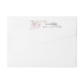 Mooie roze rozen rozen BarefootBride™ (Achterkant)