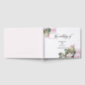 Mooie roze rozen rozen BarefootBride™ Gastenboek (Volledig)