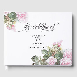 Mooie roze rozen rozen BarefootBride™ Gastenboek