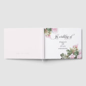 Mooie roze rozen rozen BarefootBride™ Gastenboek (Volledig)