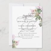 Mooie roze rozen rozen BarefootBride™ Kaart (Voorkant)