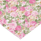 Mooie roze rozen rozen patrooneettafellade tafelkleed (Gekanteld)