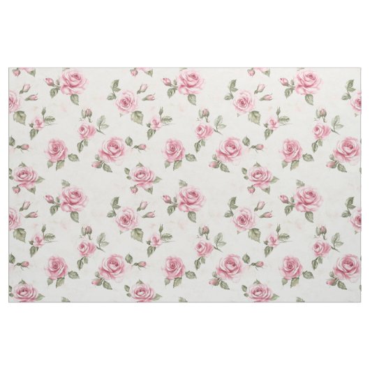 Mooie Roze Rozen Stof (Yard (91,4 cm))