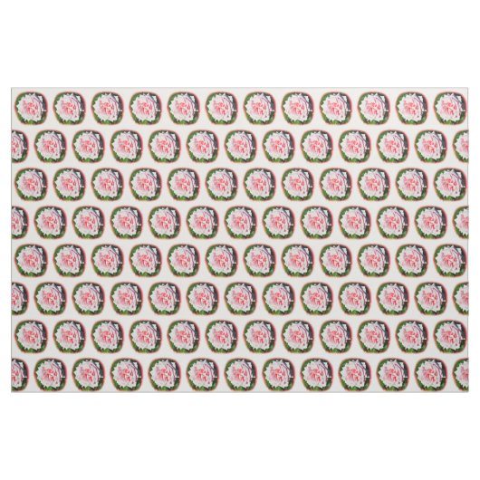 Mooie roze rozen stof (Yard (91,4 cm))
