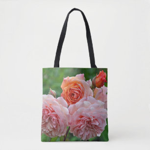 Mooie roze rozen tote bag