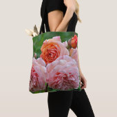 Mooie roze rozen tote bag (Dichtbij)