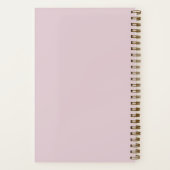 Mooie Roze Rozen Trouw Planner Notitieboek (Achterkant)