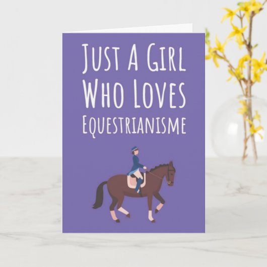 Mooie Roze Ruiterkaarten Voor Baby Meisjes Kids Kaart (Gele Bloem)