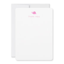 Mooie Roze Slak Bedankbriefjes
